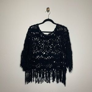 2/$25 Torrid Black Insider Crotchet Fringe